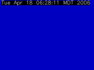 View inside the bird box at Tue Apr 18 06:28:11 MDT 2006