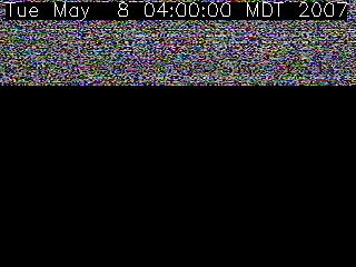 View of the outside of the bird box at Tue May  8 04:00:00 MDT 2007